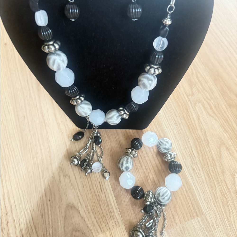 Paparazzi Black and Silver Necklace Collection